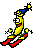 :banana-skier: